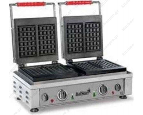 Commercial Double Waffle Maker ITAL0017 ITALSTAR